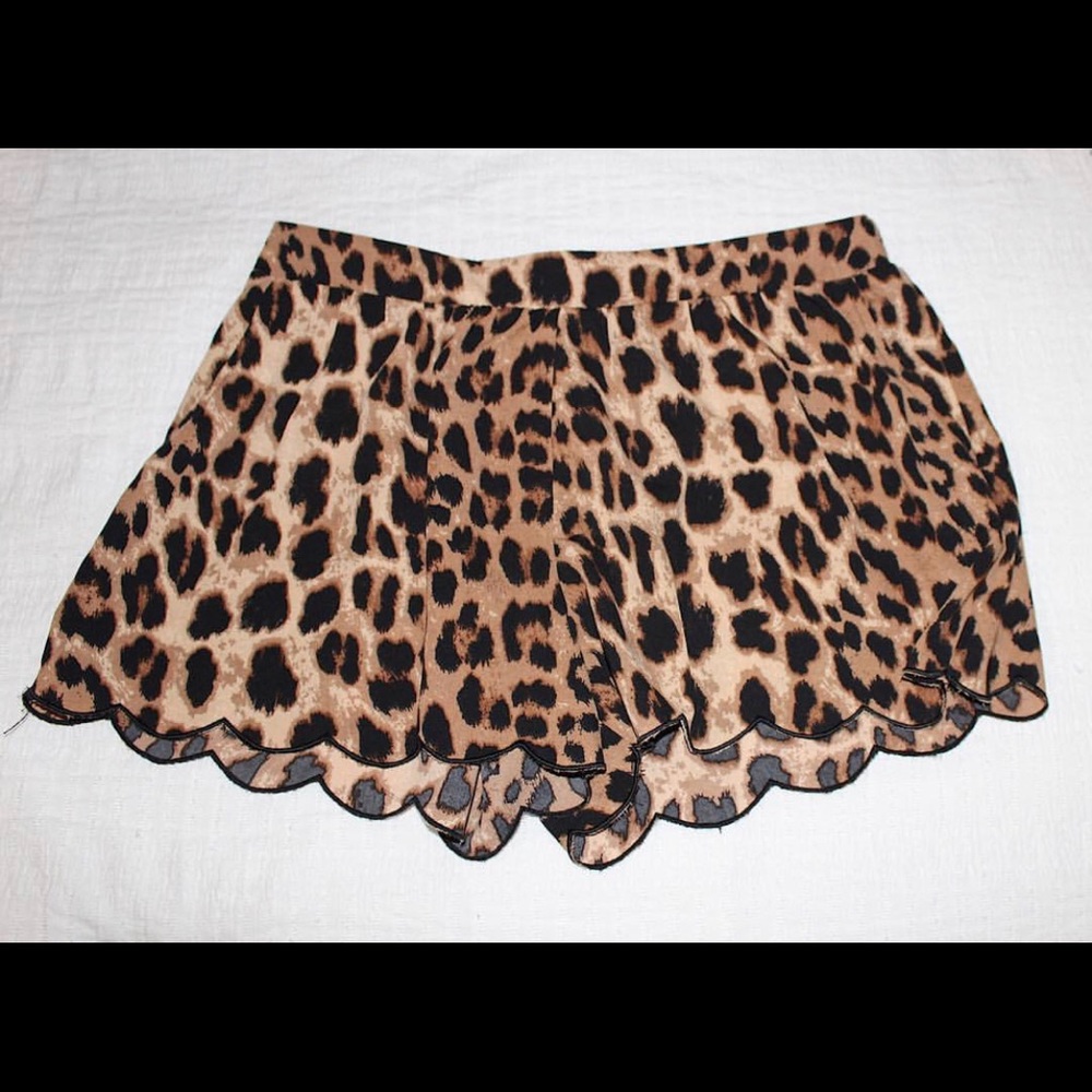 Leopard shorts